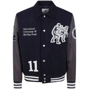 Les Deux Men "Basket Varsity" Wool Jacket